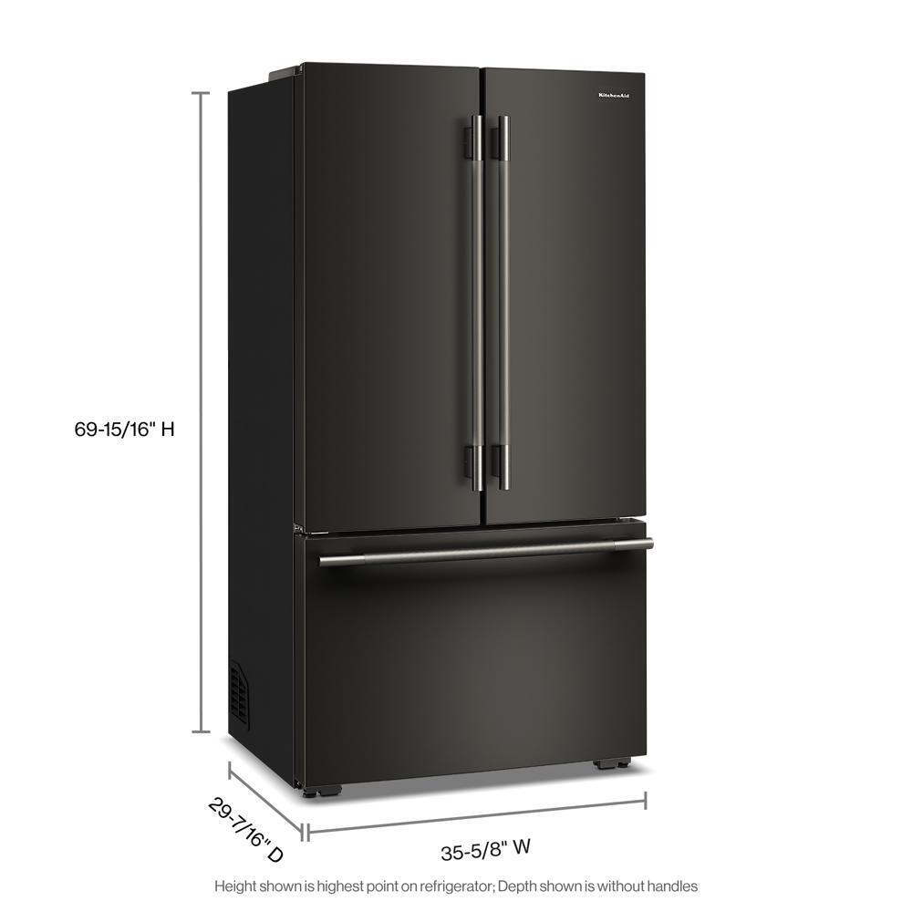 Kitchenaid KRFC336SBE Counter-Depth French Door Refrigerator With Internal Water Dispenser