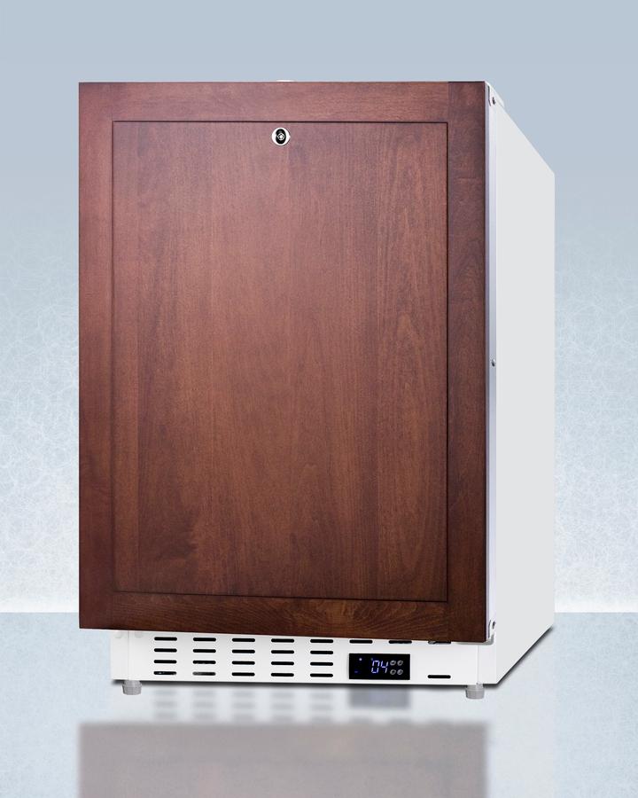Summit ADA404REFIF 20" Wide Built-In Healthcare All-Refrigerator, Ada Compliant (Panel Not Included)