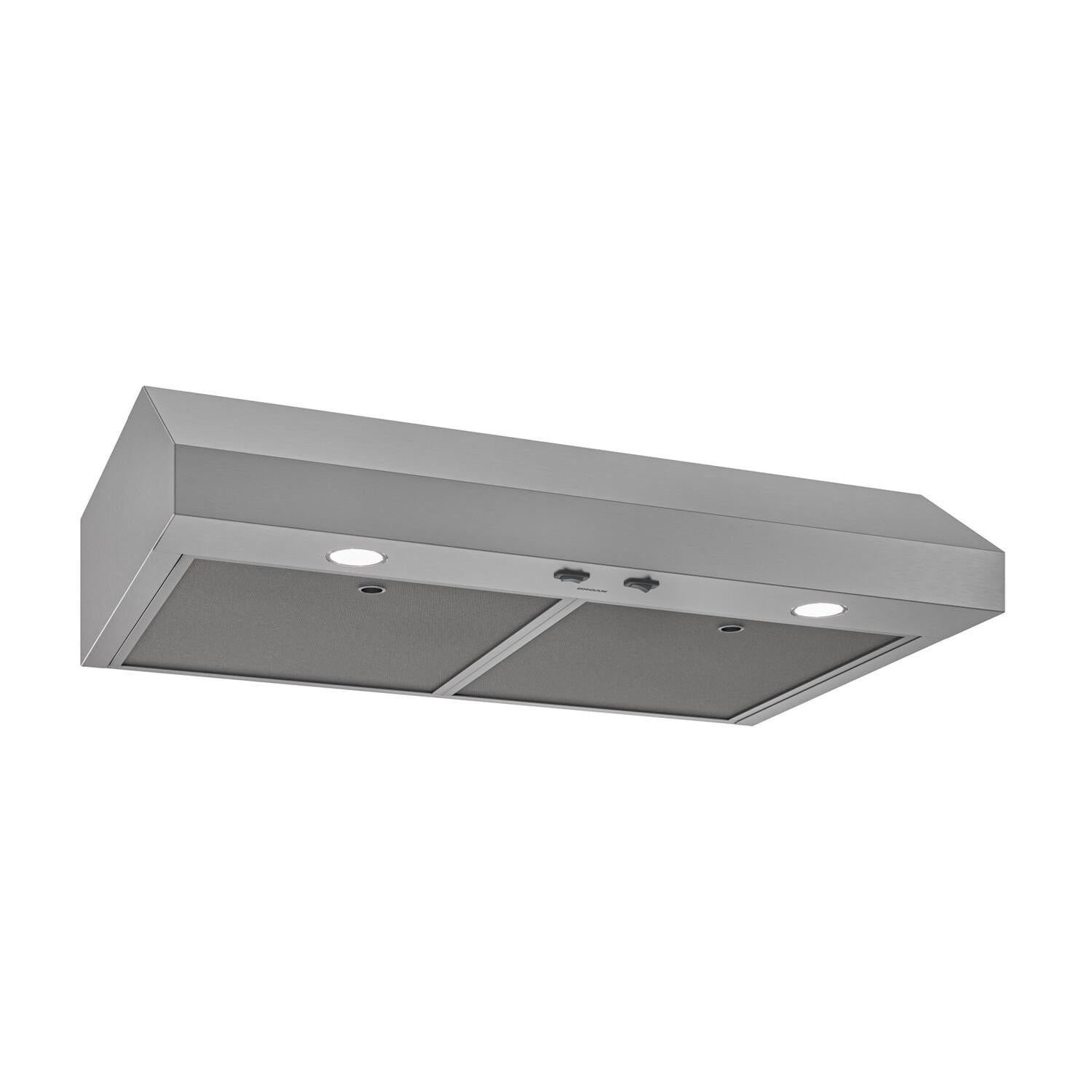 Broan GLA1243SS Glacier 24-Inch 350 Max Blower Cfm 1.5 Sones Stainless Steel Range Hood