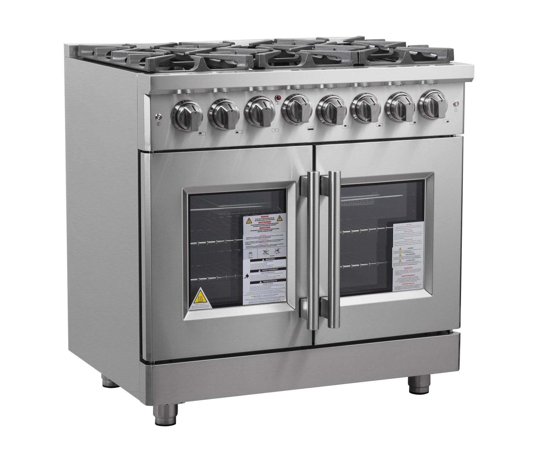 Forno FFSGS632536 Forno Massimo 36" Freestanding French Door Dual Fuel Range