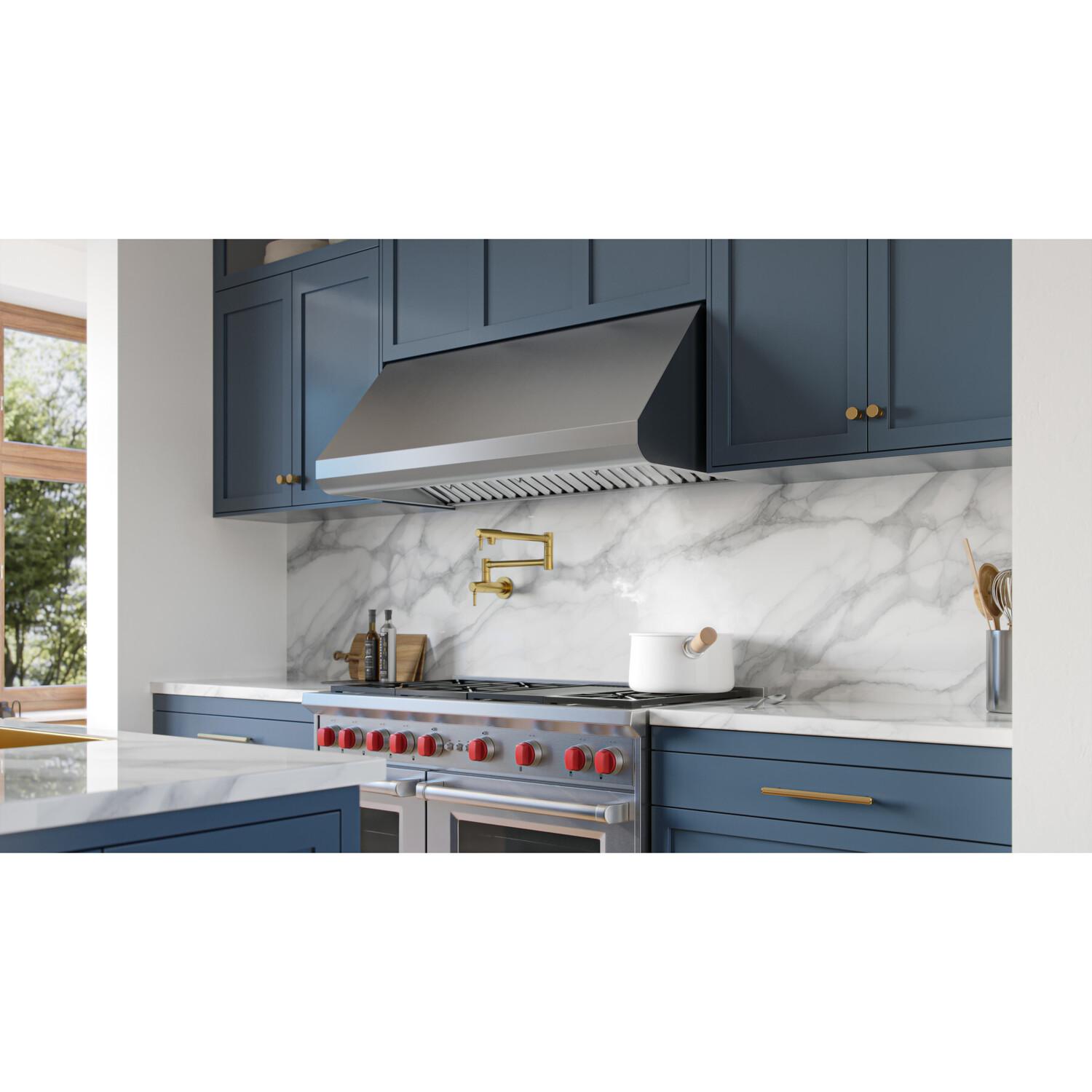 Broan E6042TSSM Broan 1260 Max Blower 42-Inch Stainless Steel Canopy Range Hood