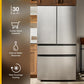 Whirlpool WRMF3336SW Whirlpool® 30 Cu. Ft. Family-Sized Capacity French Door Refrigerator With Flexible Temperature Drawer