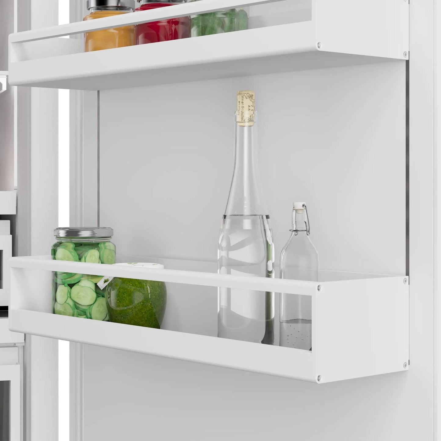 Bosch B30IB100SP Benchmark®, Vario Built-In Fridge-Freezer With Freezer At Bottom, 30'', Soft Close Flat Hinge