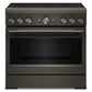 Kitchenaid KFIS936SBE 36-Inch 6-Element Induction Freestanding Commercial-Style Range With Air Fry