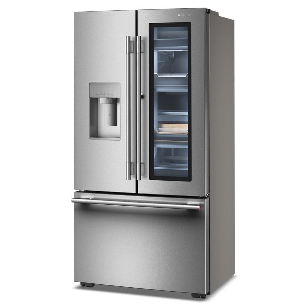 Kitchenaid KRFC936SPS Counter-Depth French Door Refrigerator With Clearvue™