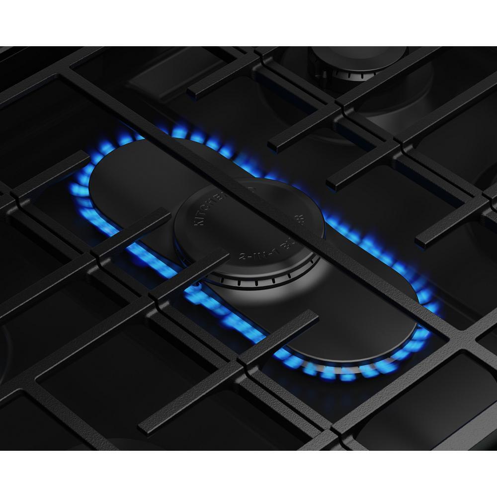 Kitchenaid KSGS530SJP 5.0 Cu. Ft. Smart Slide-In Gas Range With Convection Cooking Modes And 2-In-1 Burner