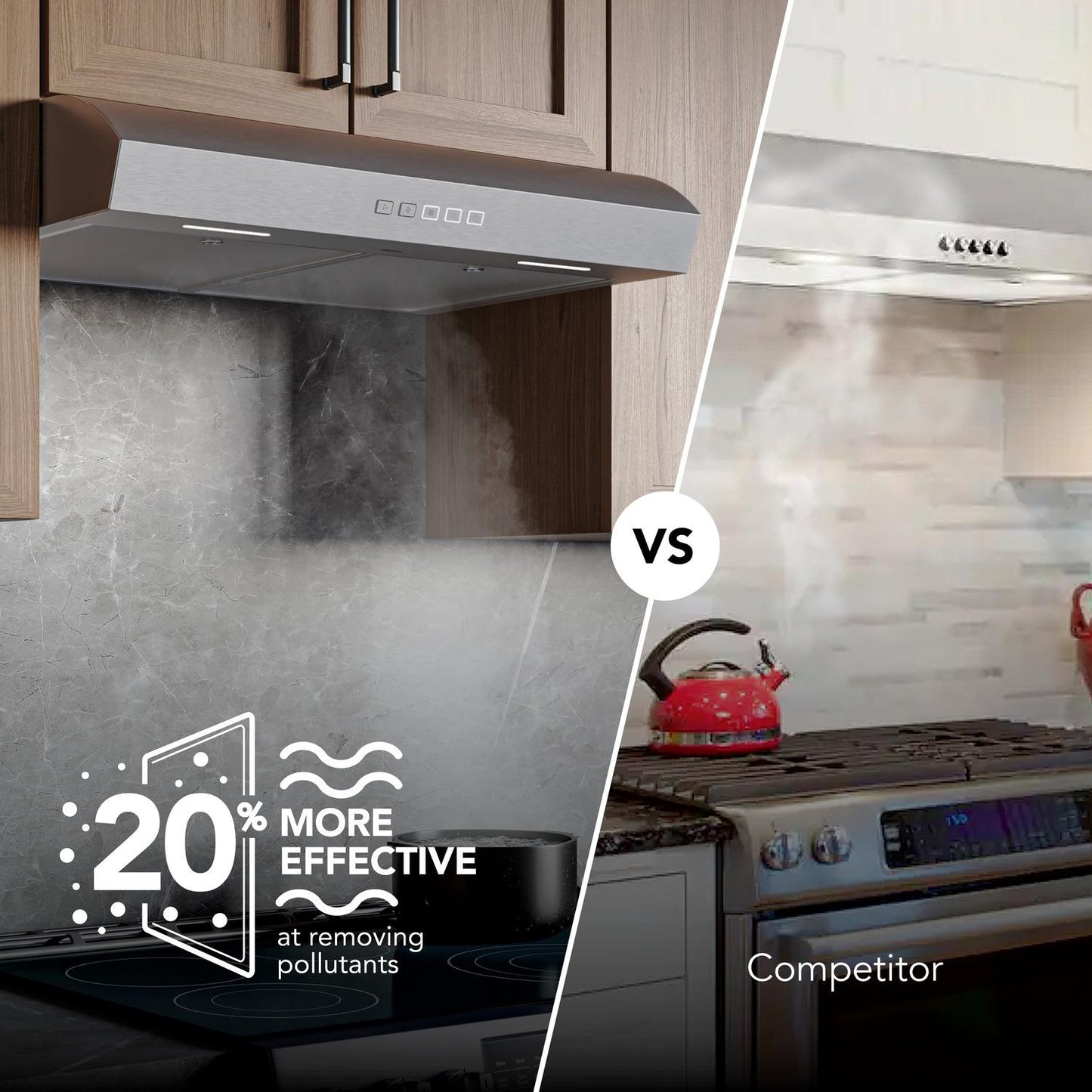 Broan MTR2303SS Broan-Nutone 30-Inch Under Cabinet Range Hood, Energy Star, 350 Max Blower Cfm, Stainless Steel