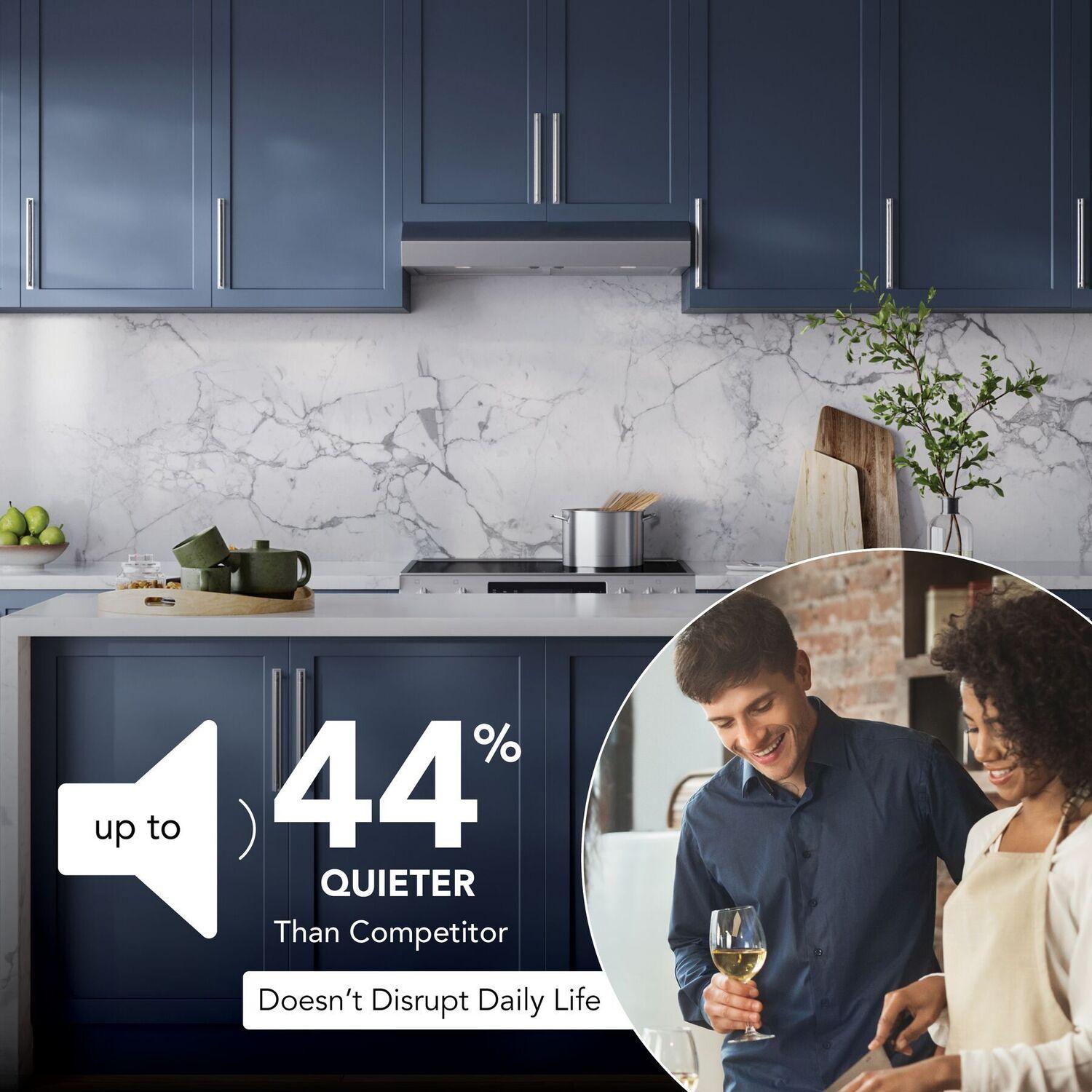 Broan MTR1303SS Broan-Nutone 30-Inch Under Cabinet Range Hood, Energy Star, 350 Max Blower Cfm, Stainless Steel