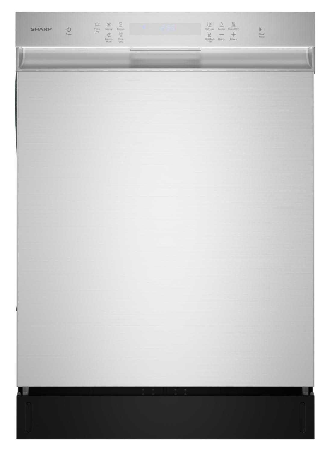 Sharp SDW6504MS Sharp 24 In. Stainless Steel Hybrid 52Db Dishwasher