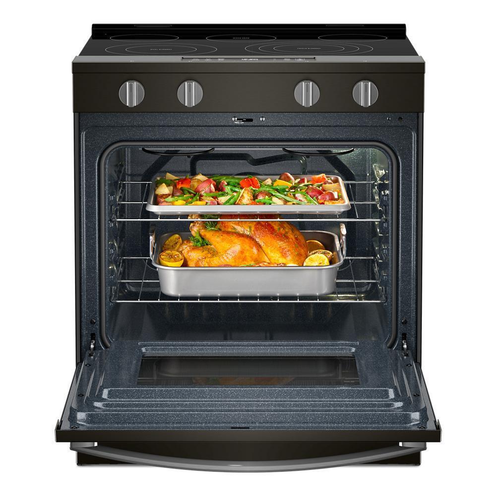 Whirlpool WSES5030SV 30-Inch Electric Smart Range With Air Cooking Technology