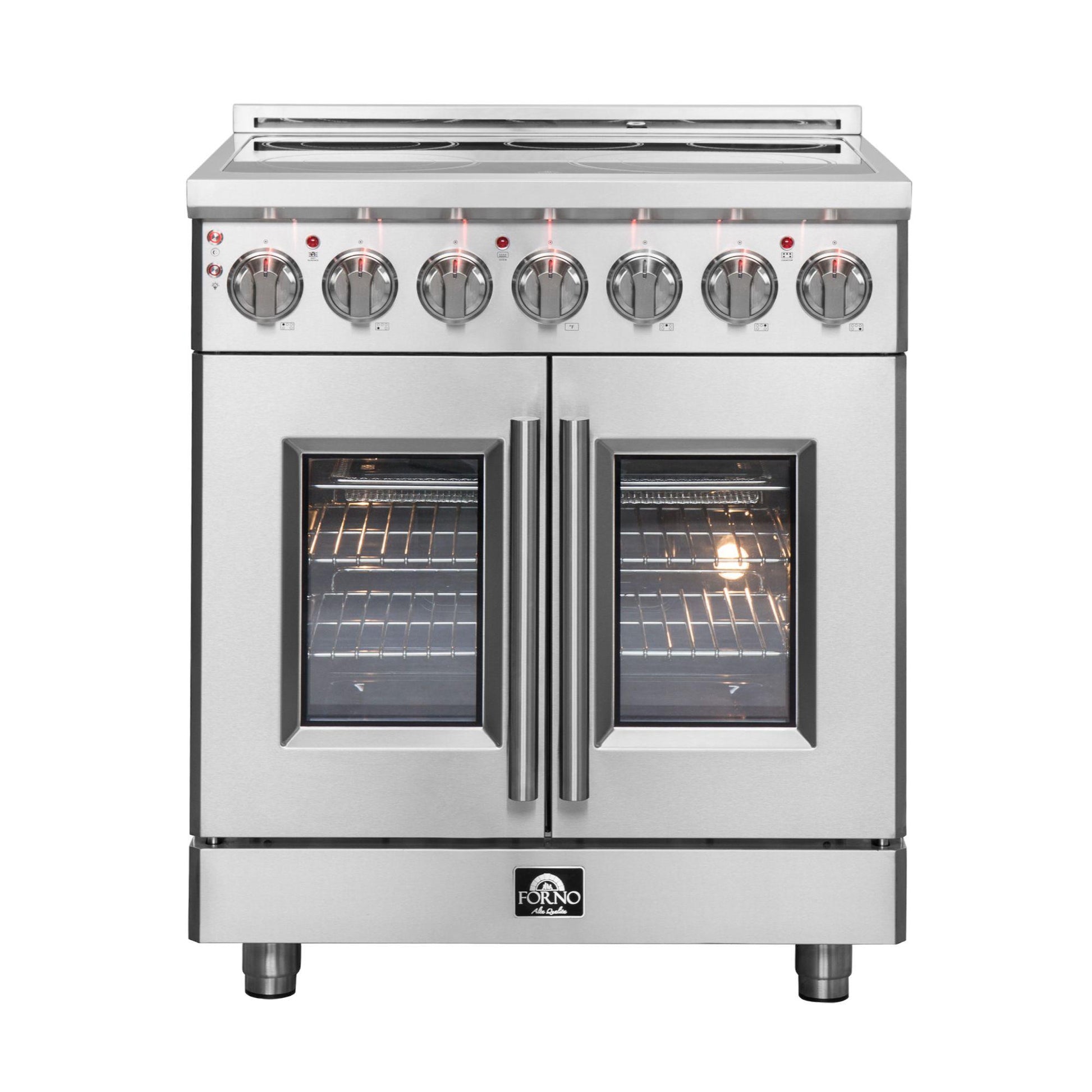 Forno FFSEL695530 Forno Massimo 30" Freestanding French Door Electric Range