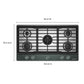 Kitchenaid KCGK536SJP Kitchenaid® 36 In. Gas Cooktop With 5 Burners And Integrated Wok Grate