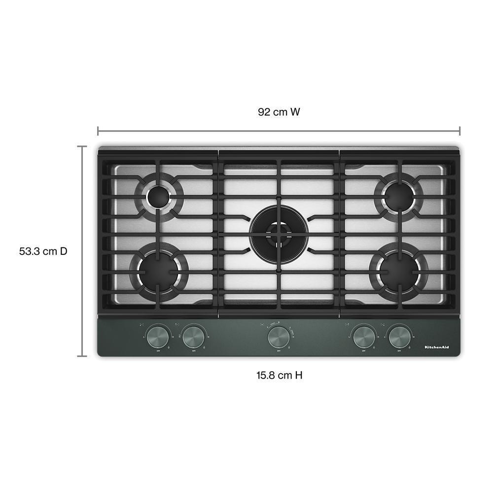 Kitchenaid KCGK536SJP Kitchenaid® 36 In. Gas Cooktop With 5 Burners And Integrated Wok Grate