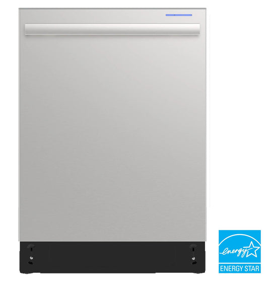 Sharp SDY6748SNS 24" Top Control Stainless Steel Handle 47 Dba Dishwasher With Auto Door Open