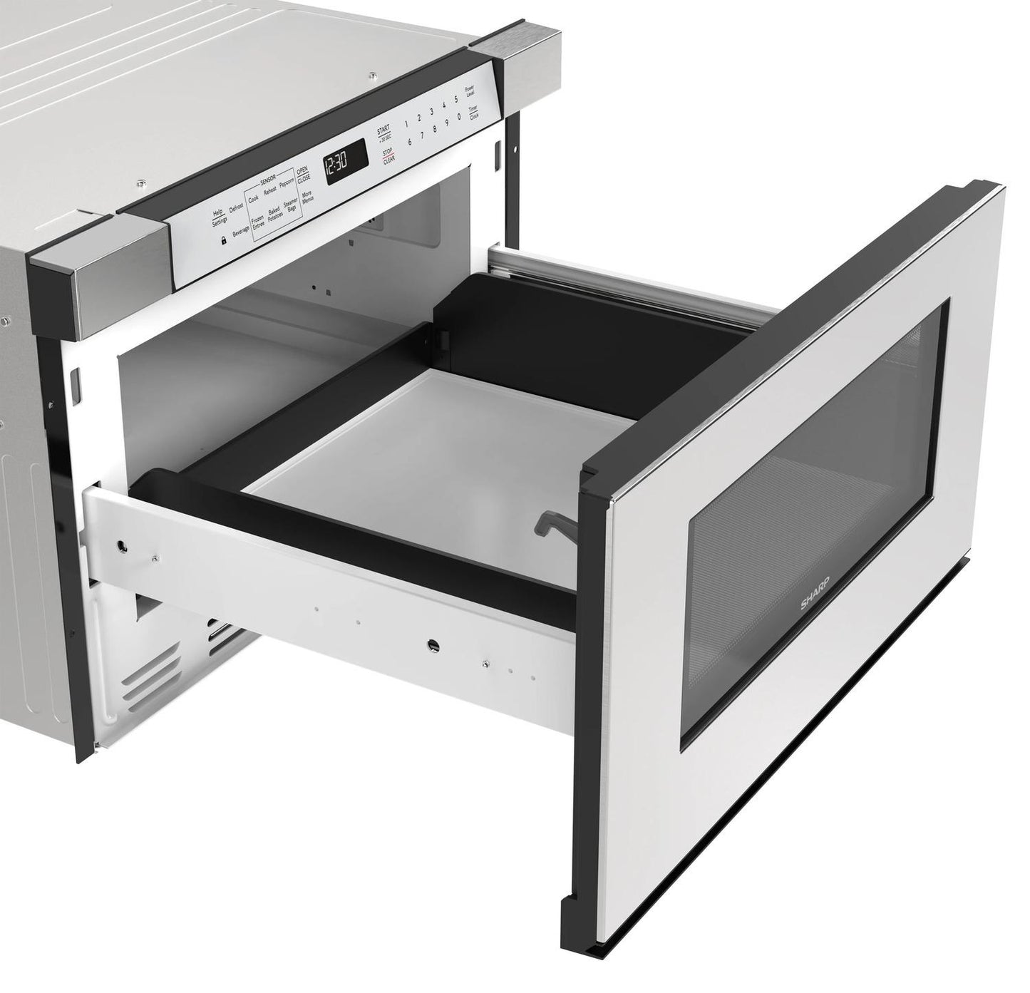 Sharp SMD2430MS Sharp 24 In. 1.2 Cu. Ft. Built-In Microwave Drawer™ Oven In Stainless Steel