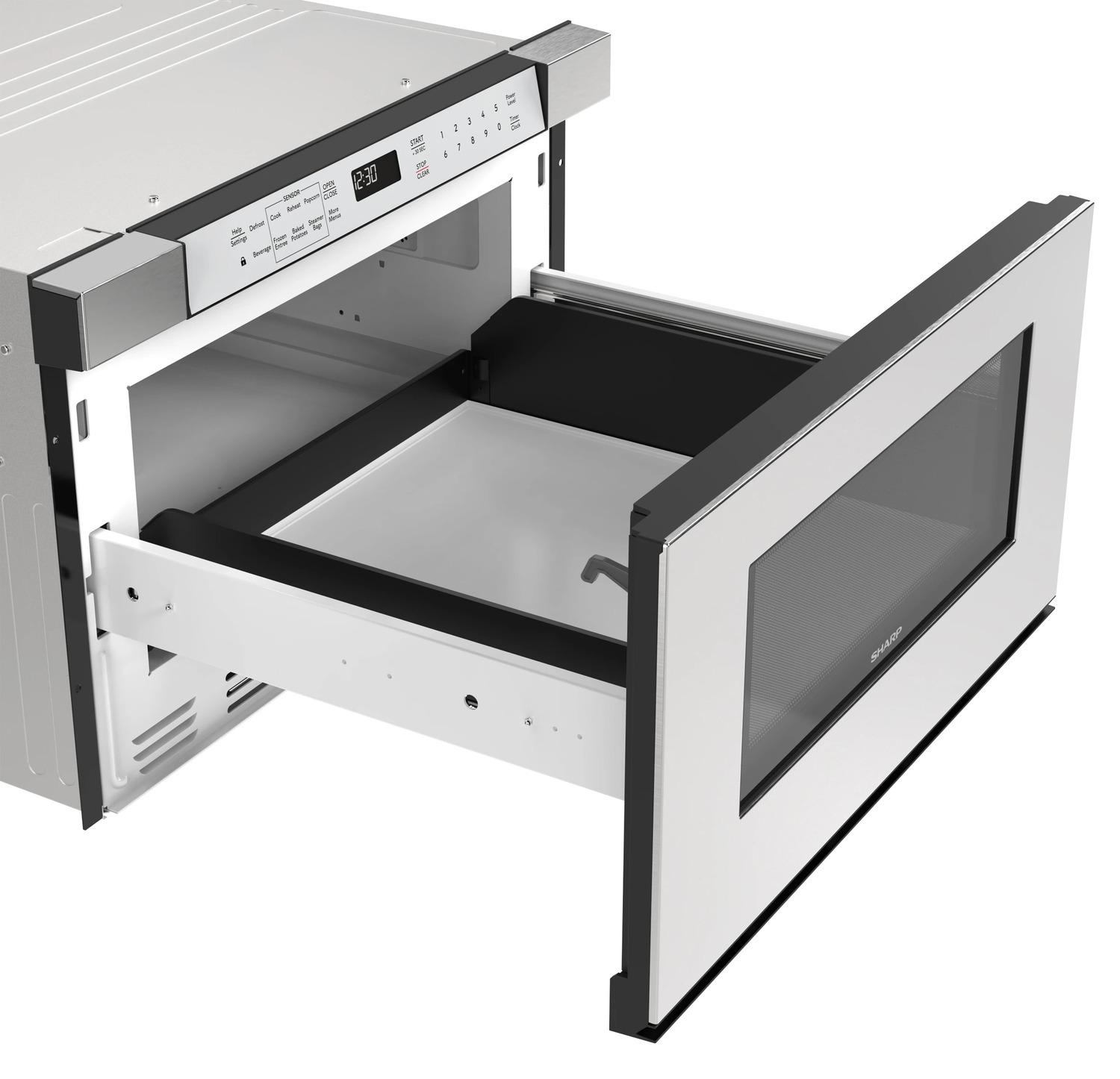 Sharp SMD2430MS Sharp 24 In. 1.2 Cu. Ft. Built-In Microwave Drawer™ Oven In Stainless Steel
