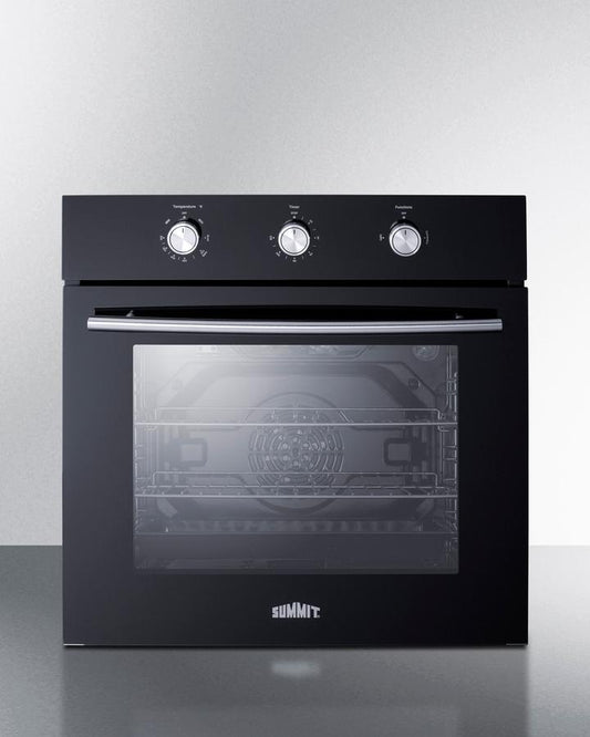 Summit SGW242BKLP 24" Wide Lp Gas Wall Oven