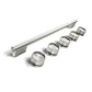Kitchenaid W11773966 Stainless Steel Handle And Knob Hardware Accessory Kit For Kitchenaid® Slide-In Convectionrange