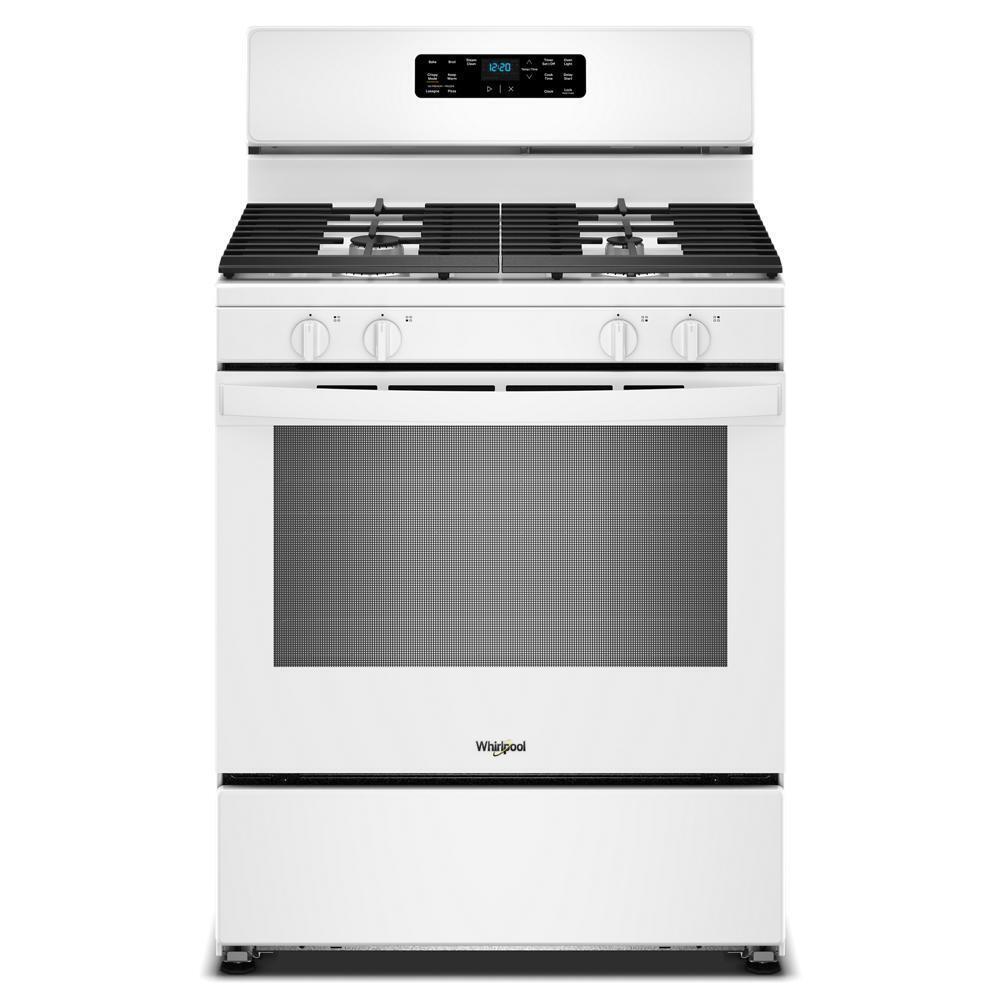 Whirlpool WFGS3030RW 30-Inch Gas Range With Crispy Mode And Dishwasher Safe Grates