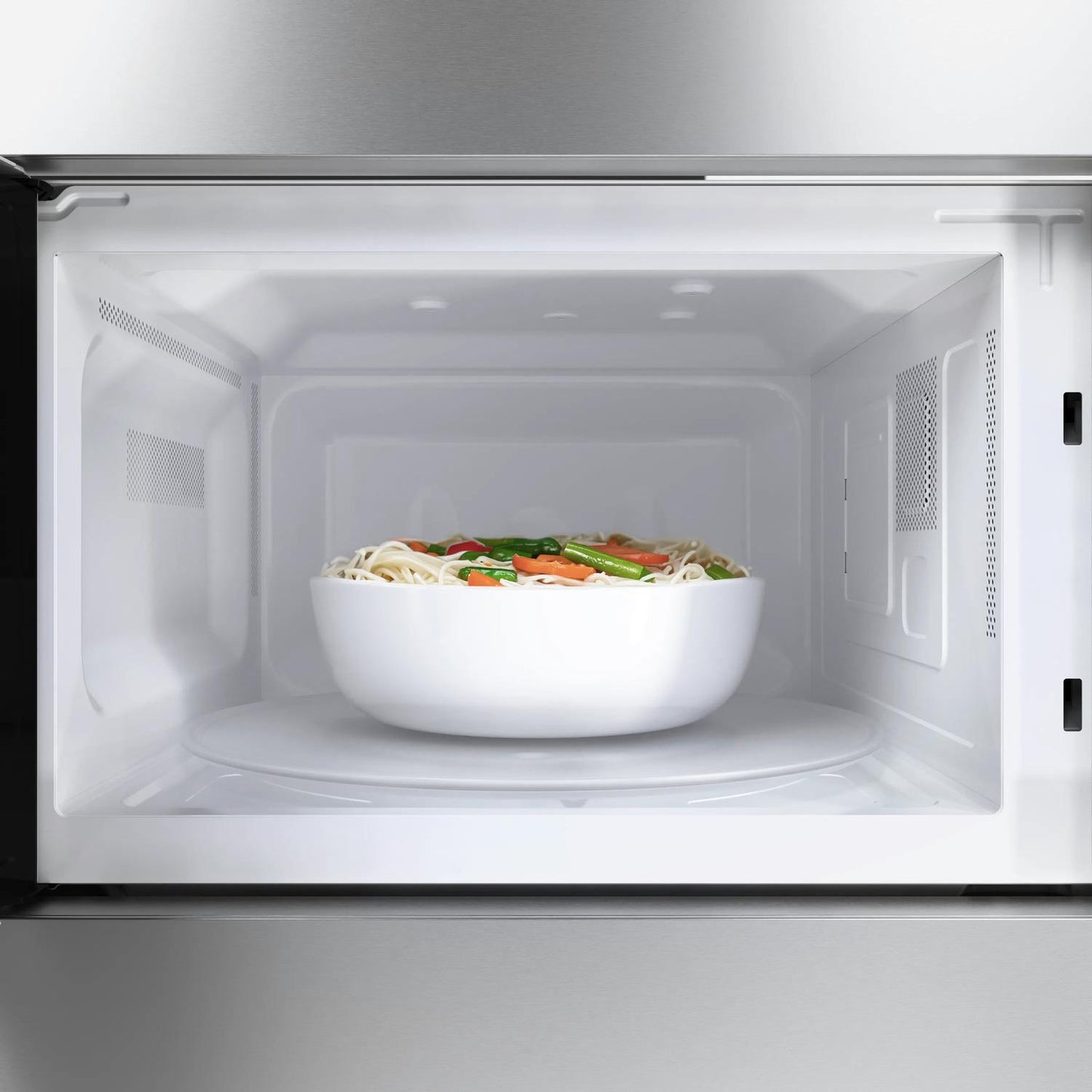 Bosch HMB30155UC 300 Series Built-In Microwave Oven 24" Left Sideopening Door, Stainless Steel