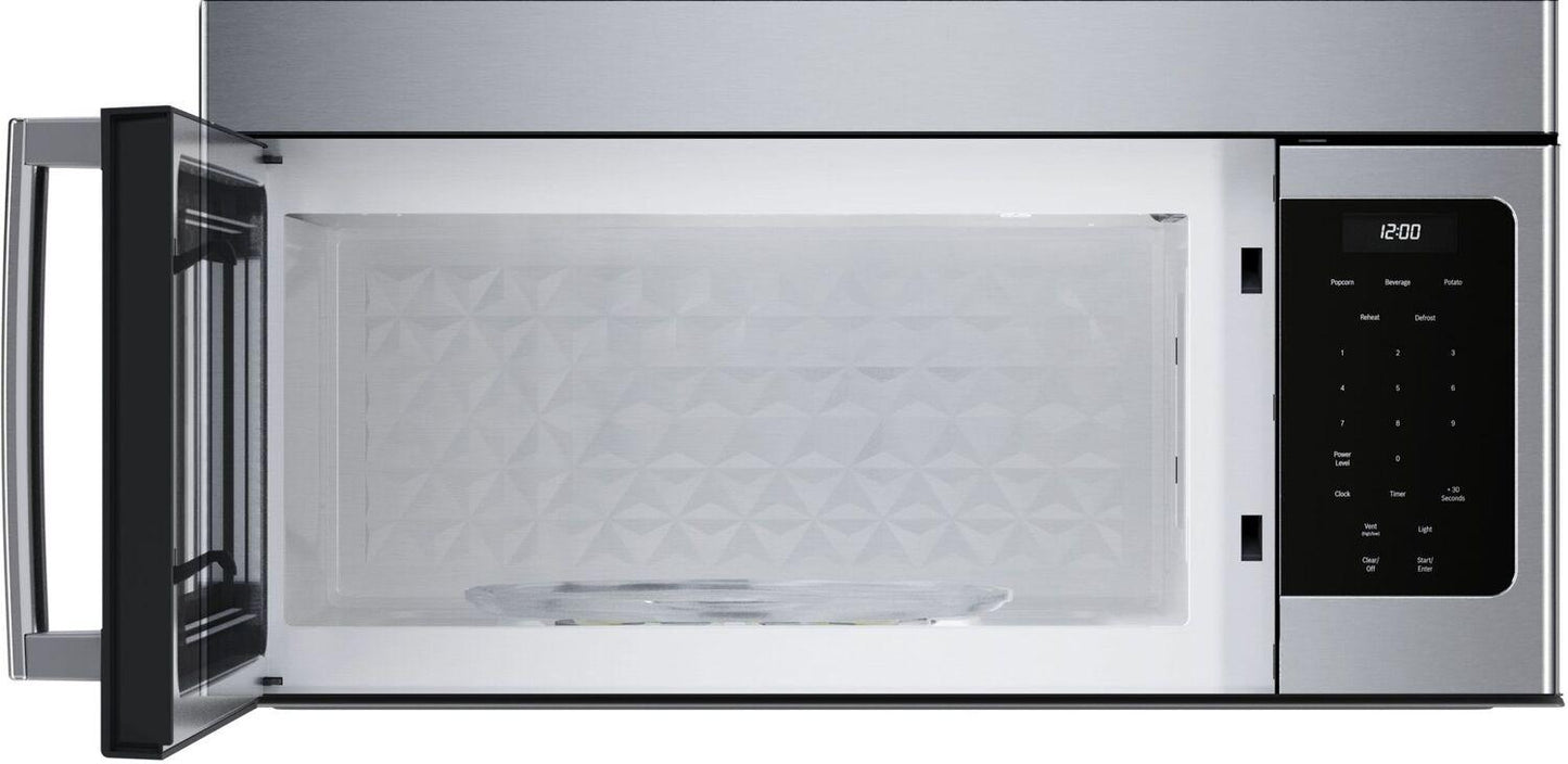 Bosch HMV3054U 300 Series Over-The-Range Microwave 30" Left Sideopening Door, Stainless Steel Hmv3054U