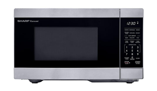 Sharp SMC0962KS Sharp 0.9 Cu. Ft. 900W Stainless Steel Countertop Microwave Oven