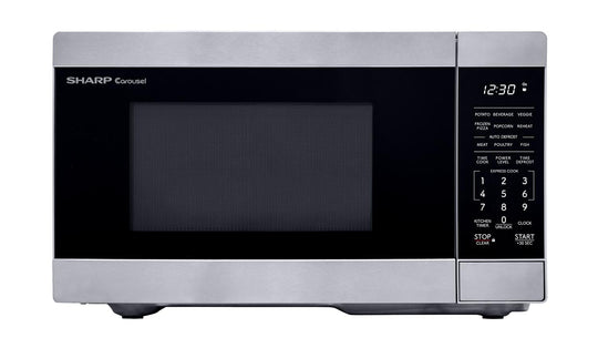 Sharp SMC0962KS Sharp 0.9 Cu. Ft. 900W Stainless Steel Countertop Microwave Oven