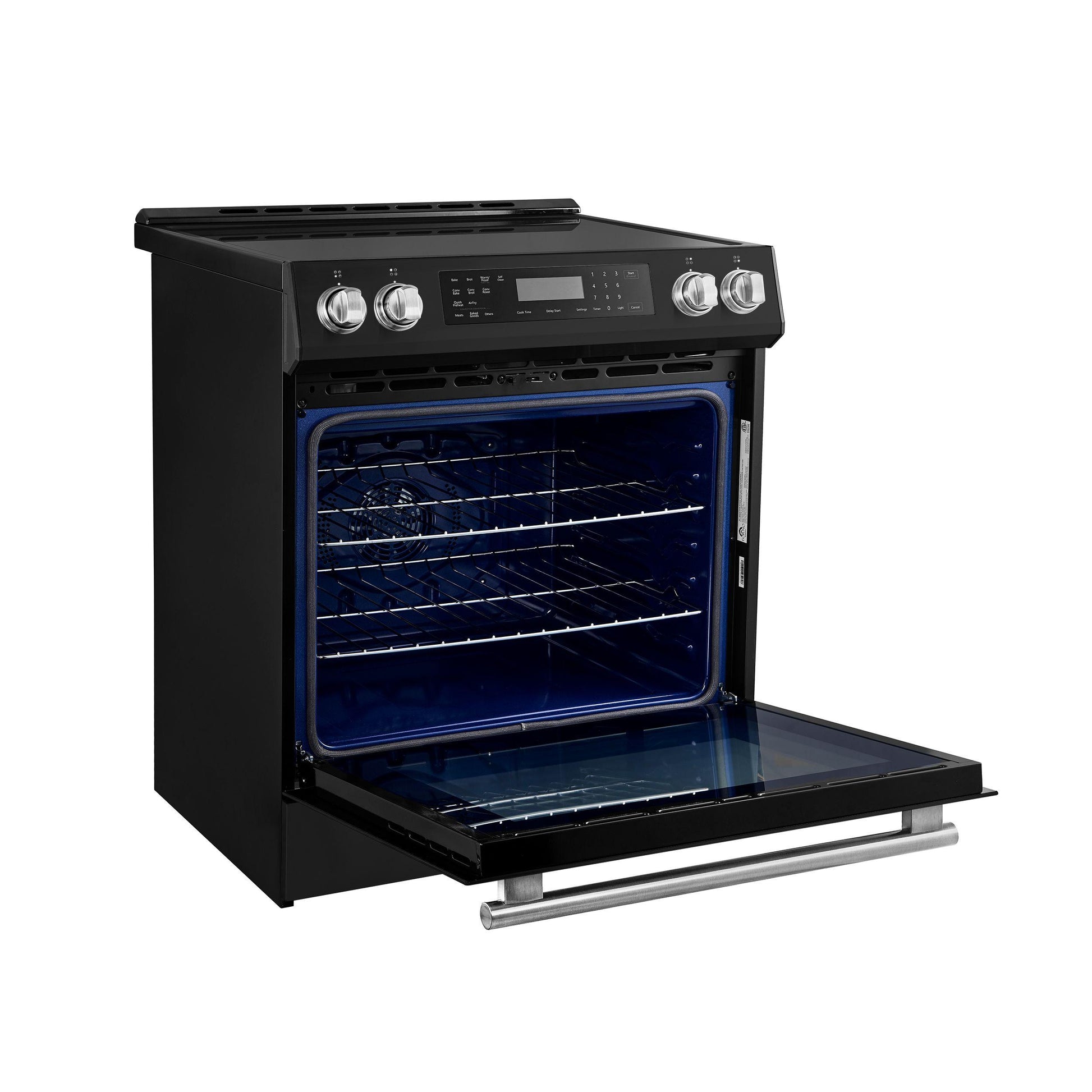 Forno FFSIN090530BLK Espresso Donatello 30-Inch Slide-In Induction Range Black