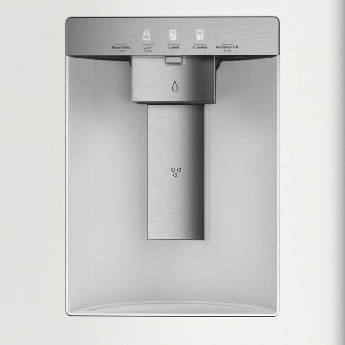 Kitchenaid KRFF436SPL 30 Cu. Ft. 36-Inch French Door Refrigerator With Exterior Water And Ice Dispenser And Wood-Look Sliding Tray In Porcelain White