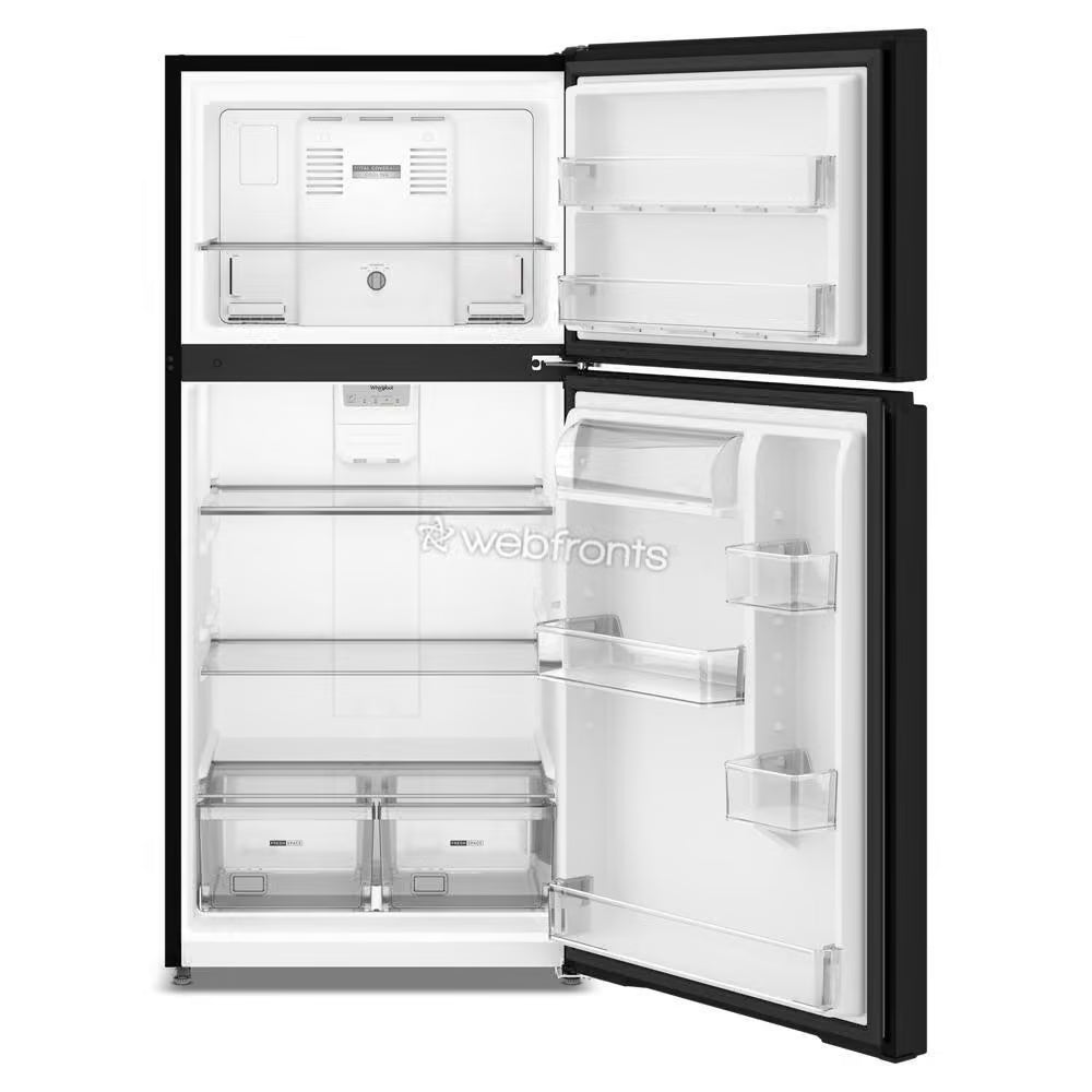 Whirlpool WRTX3319SB Whirlpool® 29.5-Inch Wide Top Freezer Refrigerator With Total Coverage Cooling- 19.3 Cu. Ft.