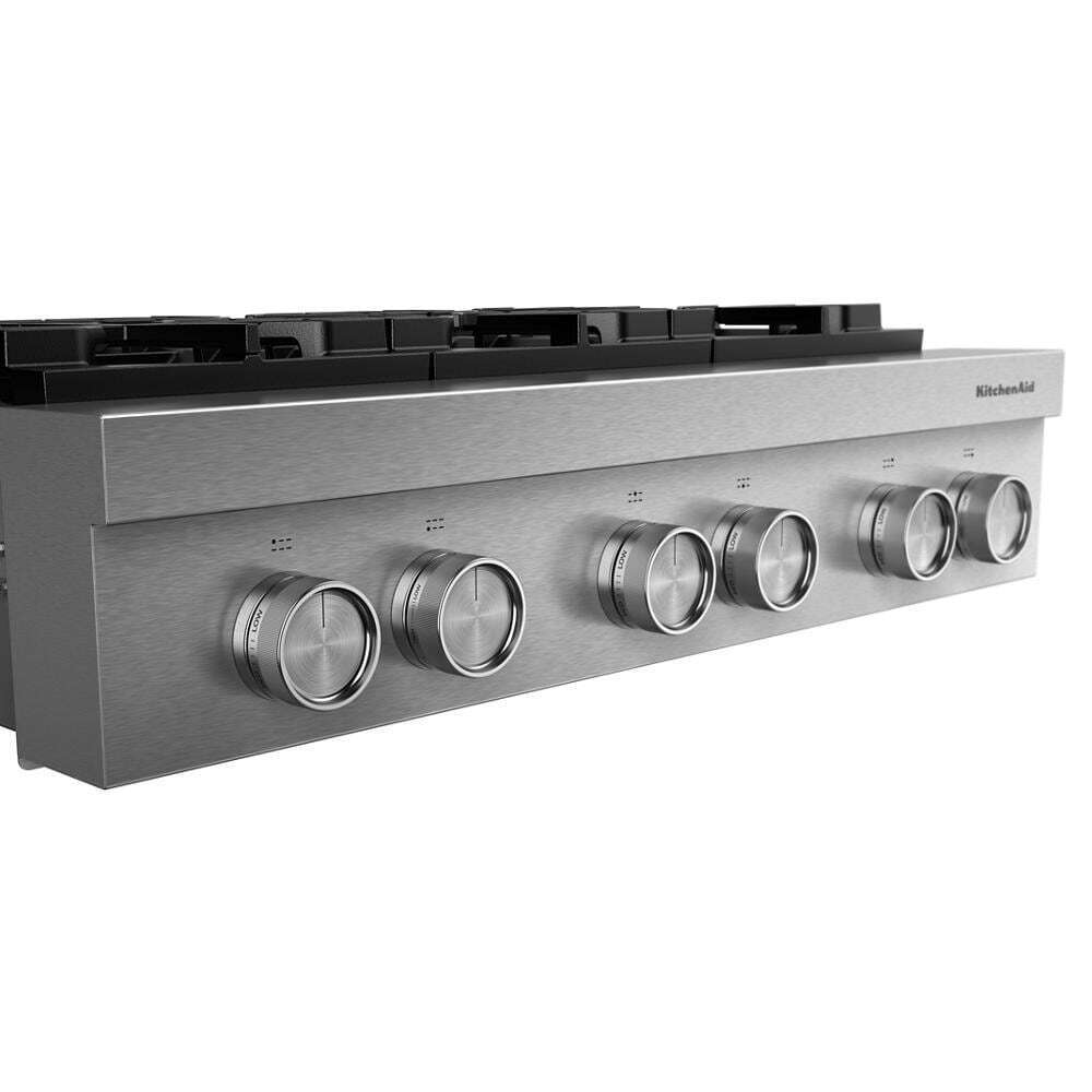 Kitchenaid KCGK936TSS Kitchenaid® 36-Inch 6-Burner Gas Commercial-Style Rangetop