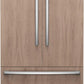 Bosch B36IT100NP Benchmark®, Vario Built-In Fridge-Freezer With Freezer At Bottom, 36'', Soft Close Flat Hinge