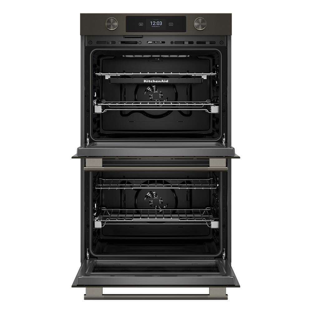 Kitchenaid KOED930SBE 30-Inch Smart Electric Double Wall Oven With Intelligent Cooking Camera - Black Ore
