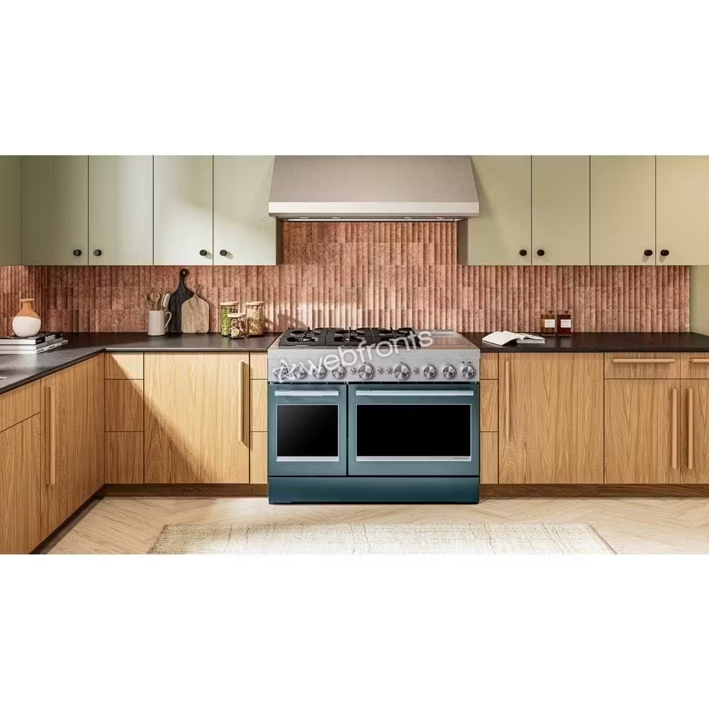 Kitchenaid KFDD948SAG 48-Inch 6 Burner Commercial-Style Dual Fuel Range With Griddle