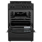 Element Appliance EGR244MCCB Element 2.4 Cu. Ft. 24 Gas Range - Black (Egr244Mccb)
