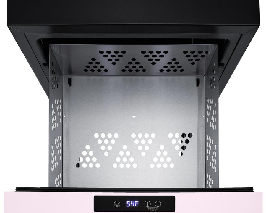 Summit LX1DP 18" Wide Built-In Beautifridge Cosmetics Refrigerated Drawer