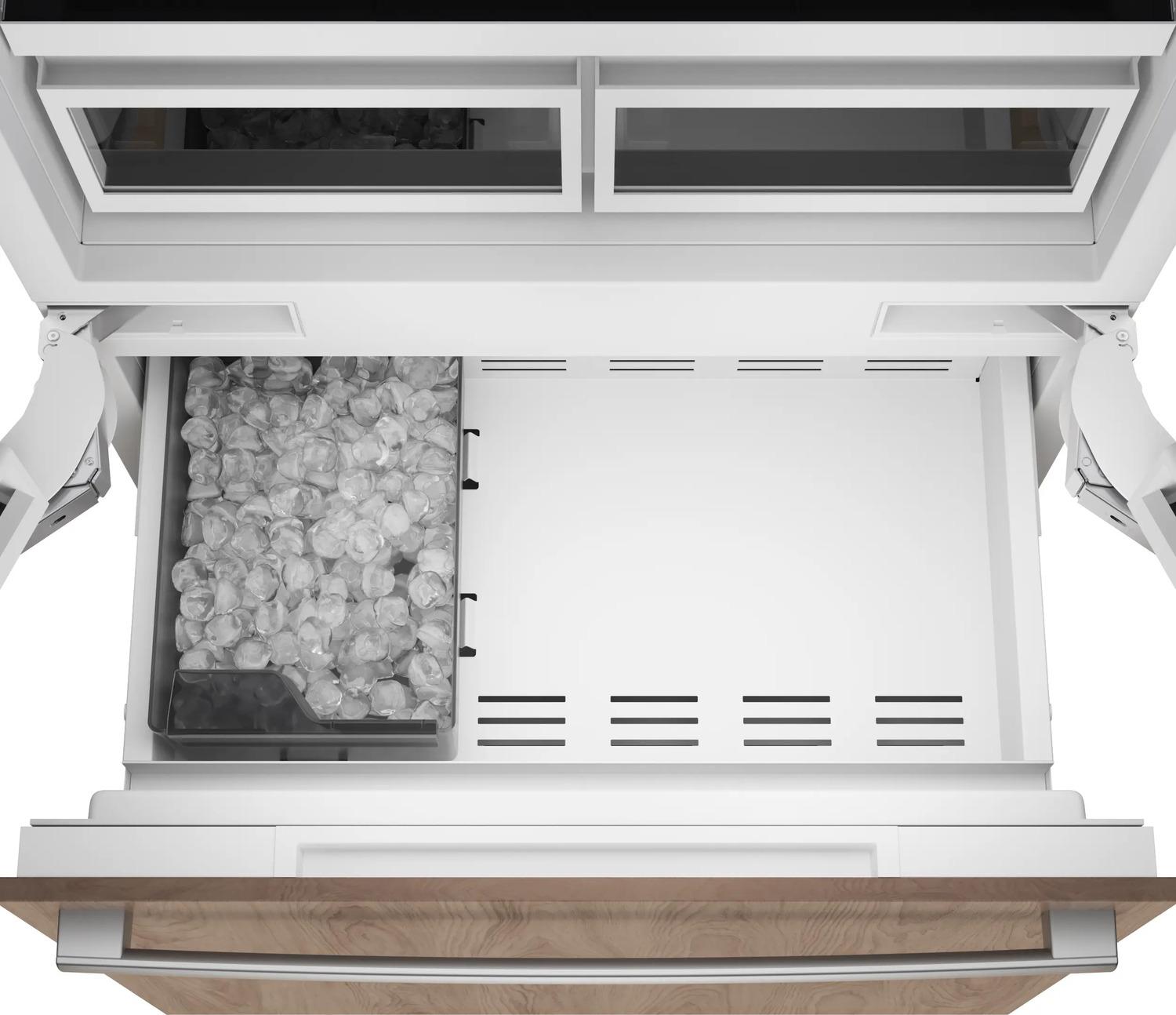 Bosch B36IT100NP Benchmark®, Vario Built-In Fridge-Freezer With Freezer At Bottom, 36'', Soft Close Flat Hinge