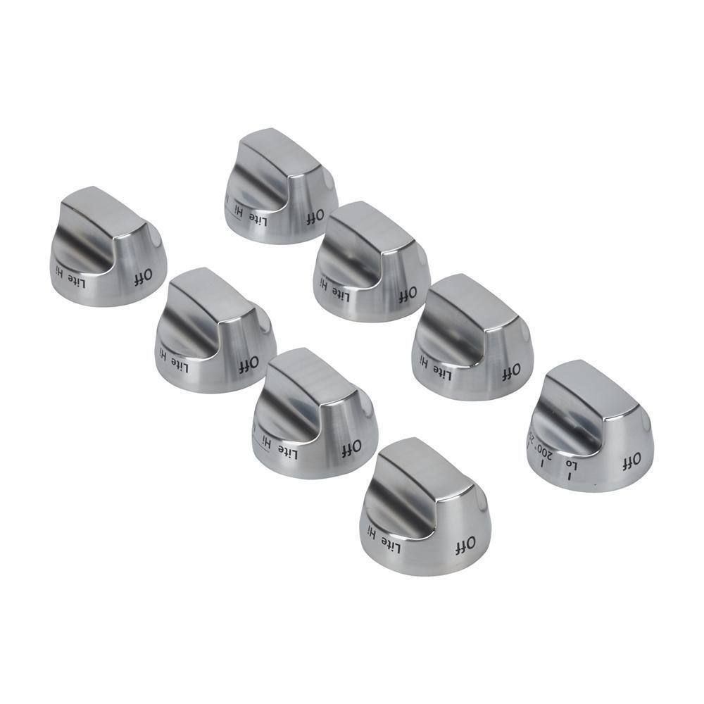 Jennair W10231704 Cooktop Burner Control Knob Kit, Stainless Steel