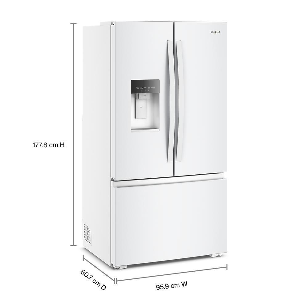 Whirlpool WRFC5036RW 36-Inch Wide French Door Refrigerator With In-Door Water & Ice - 23 Cu. Ft.