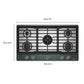 Kitchenaid KCGK736SJP Kitchenaid® 36 In. Gas Cooktop With 5 Burners And Integrated Wok Grate