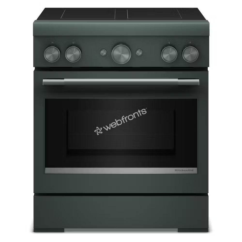 Kitchenaid KFIS930SJP 30-Inch 4-Element Induction Freestanding Commercial-Style Range With Air Fry