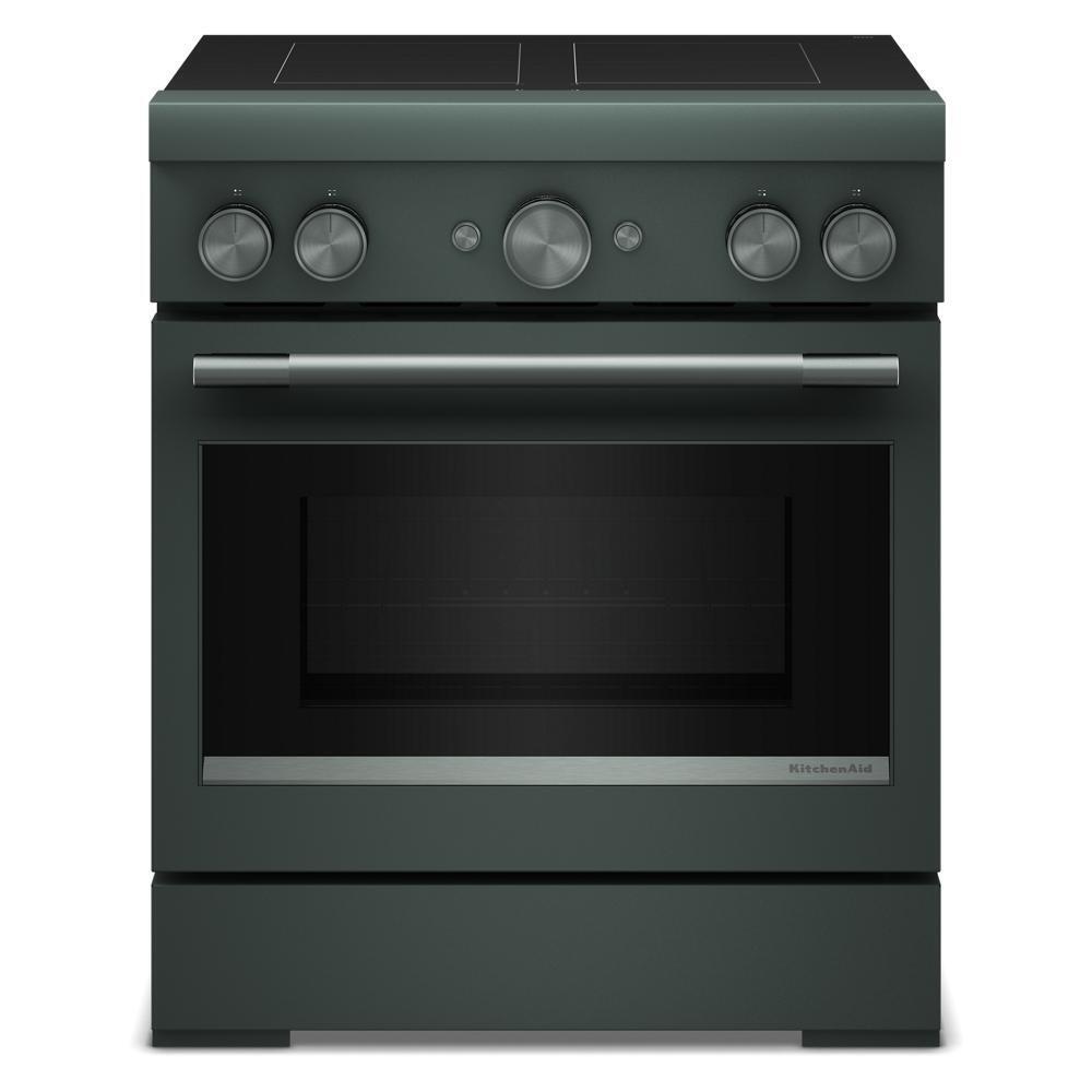 Kitchenaid KFIS930SJP 30-Inch 4-Element Induction Freestanding Commercial-Style Range With Air Fry