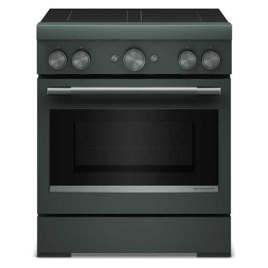 Kitchenaid KFIS930SJP 30-Inch 4-Element Induction Freestanding Commercial-Style Range With Air Fry
