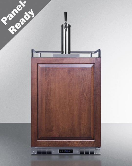 Summit SBC682PNR 24" Wide Built-In Kegerator (Panel Not Included)