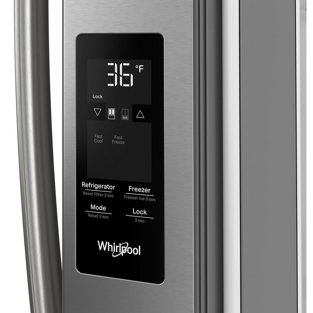 Whirlpool WRFF3336SZ 36-Inch French Door Refrigerator With Interior Water Dispenser - 31 Cu. Ft.