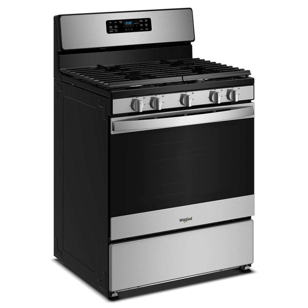 Whirlpool WFGS3330RS 30-Inch Gas Range With Crispy Mode And Griddle Zone