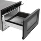 Sharp SMD2479MB Sharp 24 In. 1.2 Cu. Ft. Deco Series Built-In Smart Microwave Drawer™ Oven With Easy Wave Open In Black