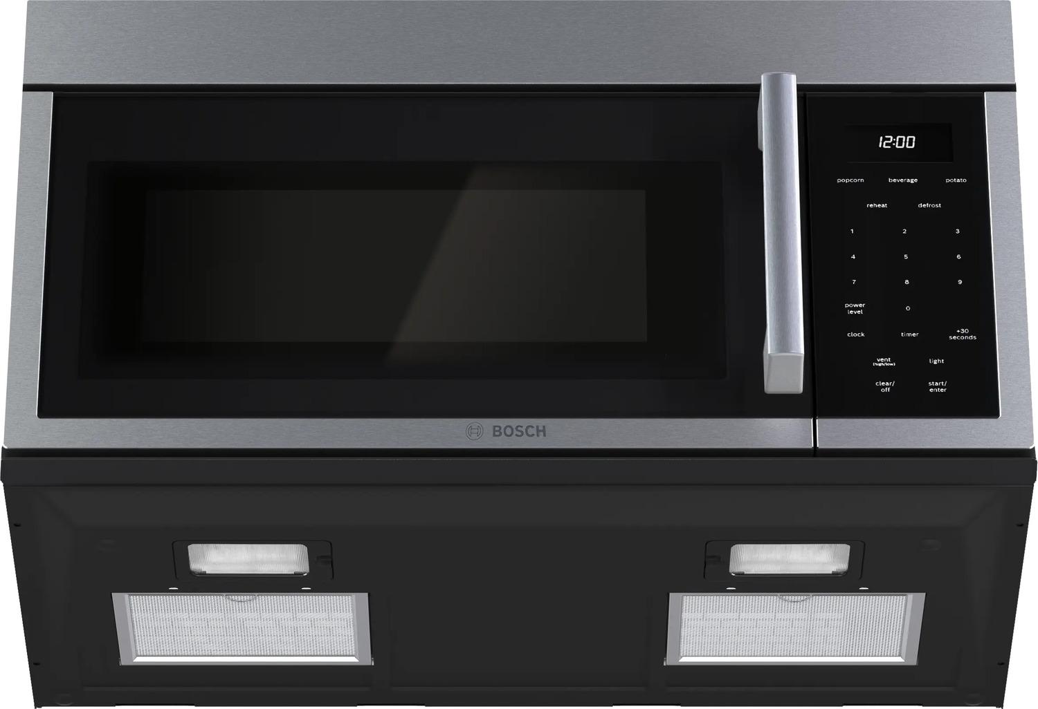 Bosch HMV3055U 300 Series, Over-The-Range Microwave, 30'', Door Hinge: Left, Stainless Steel