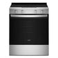 Whirlpool WSES4530TS 30-Inch Electric Smart Range With Air Cooking Technology And Steam Clean