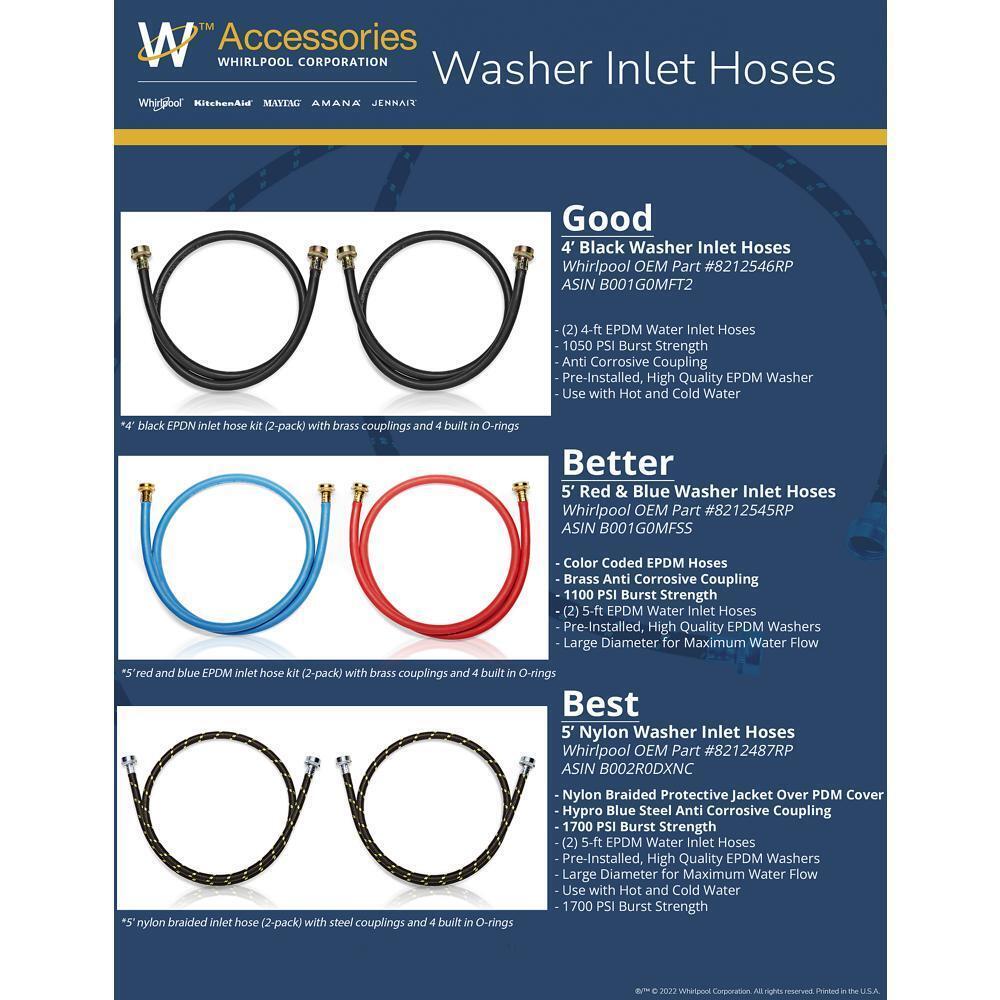 Jennair 8212487RP Washer Fill Hoses